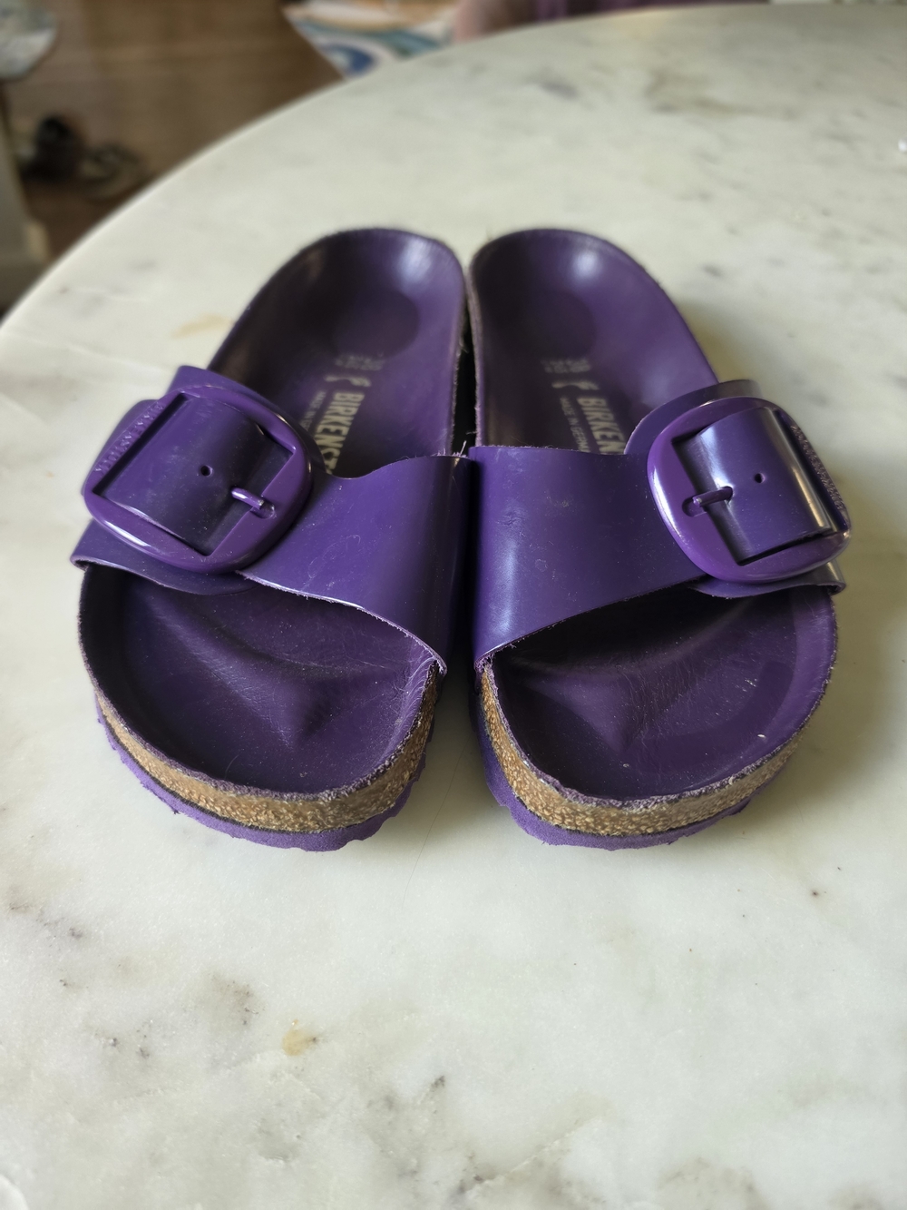 Birkenstock Purple Women's Single Strap Sandals - Picture 2 of 9
